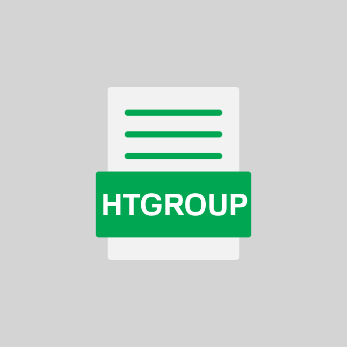 HTGROUP Endung