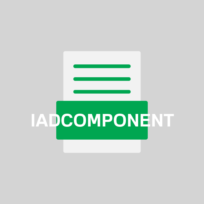 IADCOMPONENT Endung