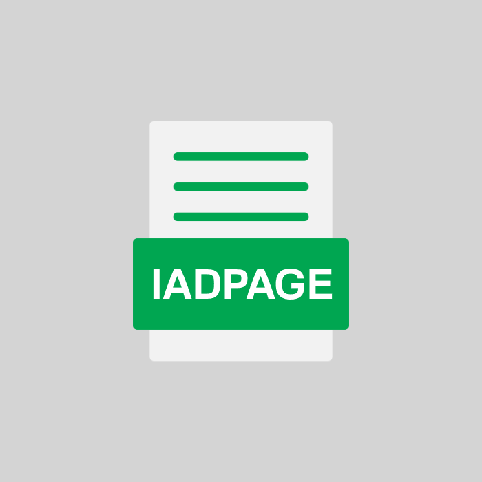 IADPAGE Endung