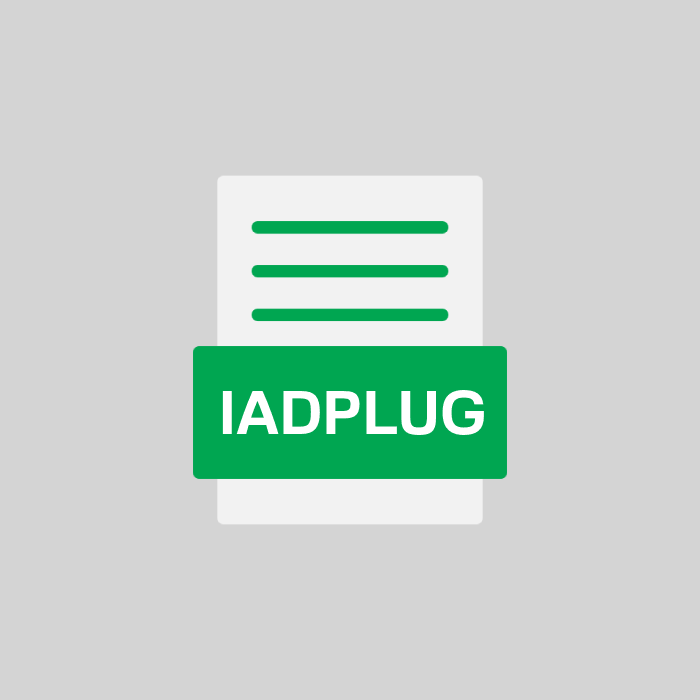 IADPLUG Endung