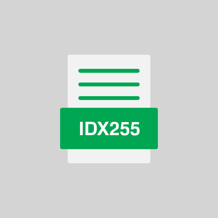 IDX255 Endung