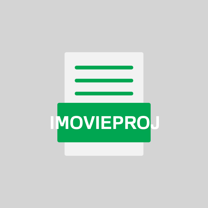 IMOVIEPROJ Datei