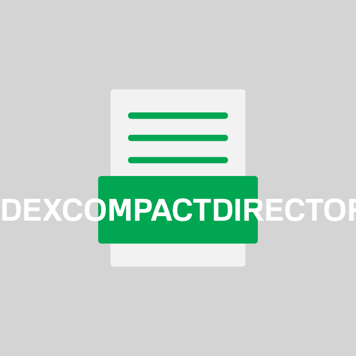 INDEXCOMPACTDIRECTORY Endung