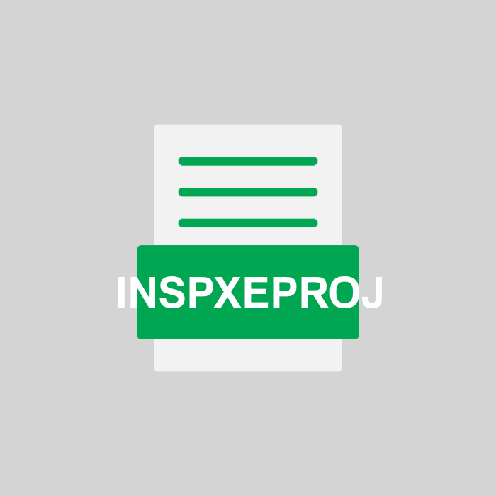 INSPXEPROJ Endung