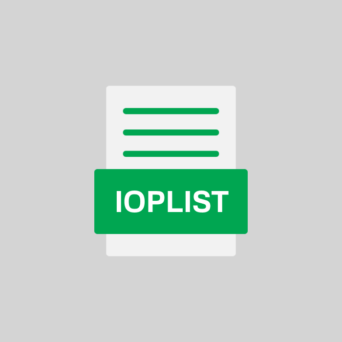 IOPLIST Endung