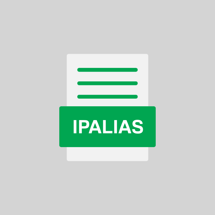 IPALIAS Endung