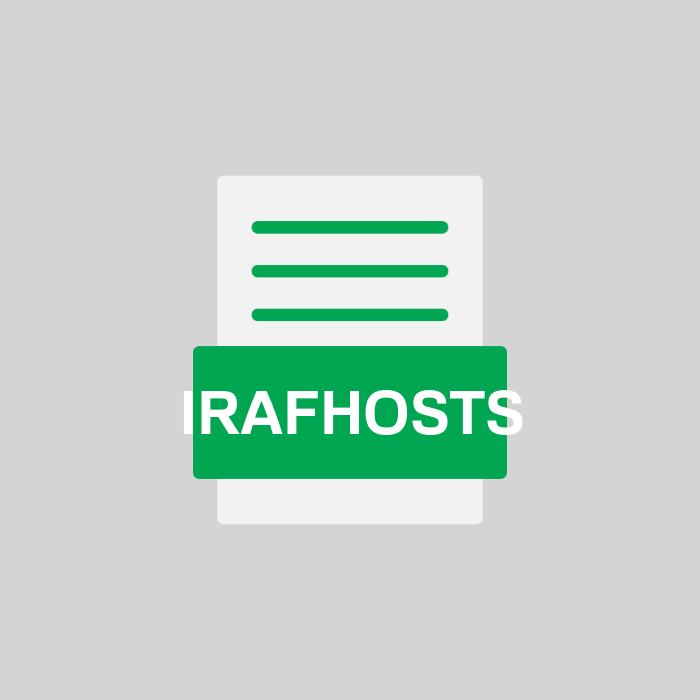 IRAFHOSTS Endung