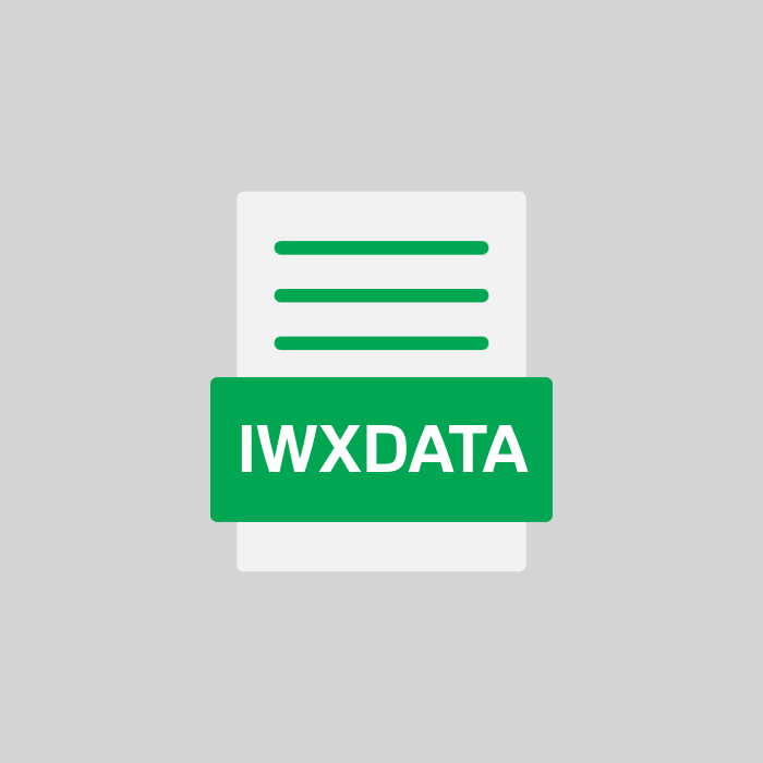 IWXDATA Endung