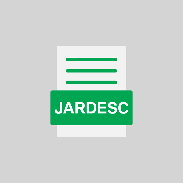 JARDESC Endung