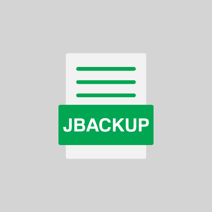 JBACKUP Endung