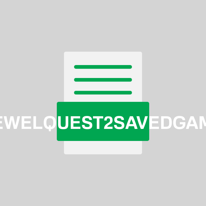 JEWELQUEST2SAVEDGAME Endung