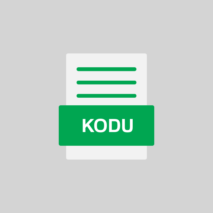 KODU Endung