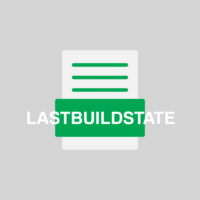 LASTBUILDSTATE Endung