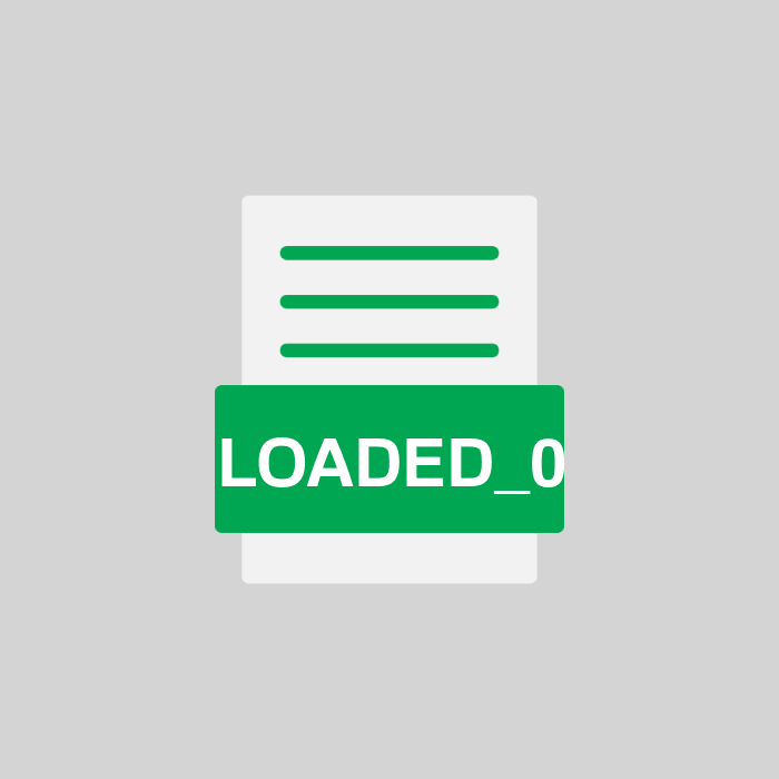 LOADED_0 Endung