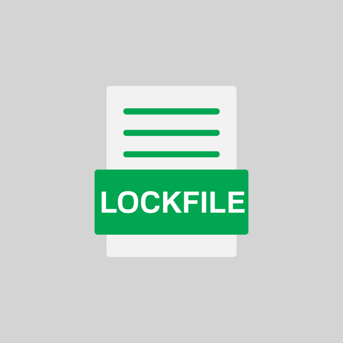 LOCKFILE Endung