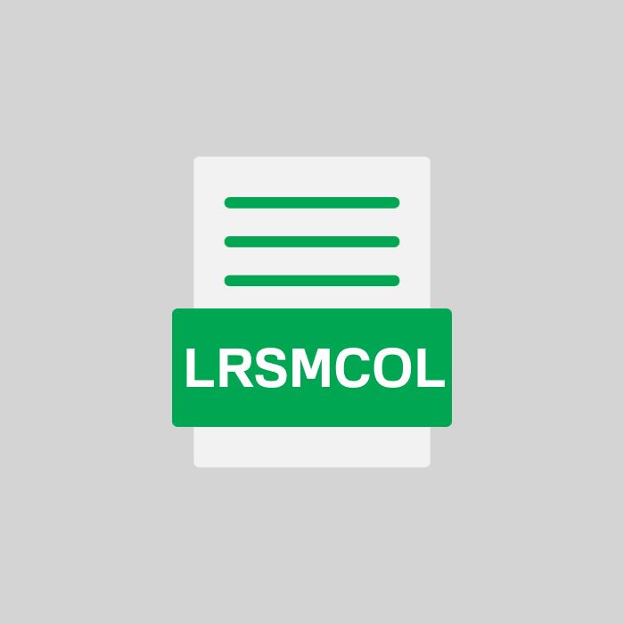 LRSMCOL Endung