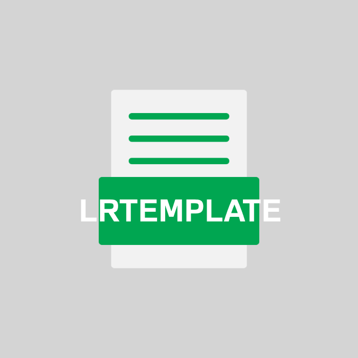 LRTEMPLATE Endung