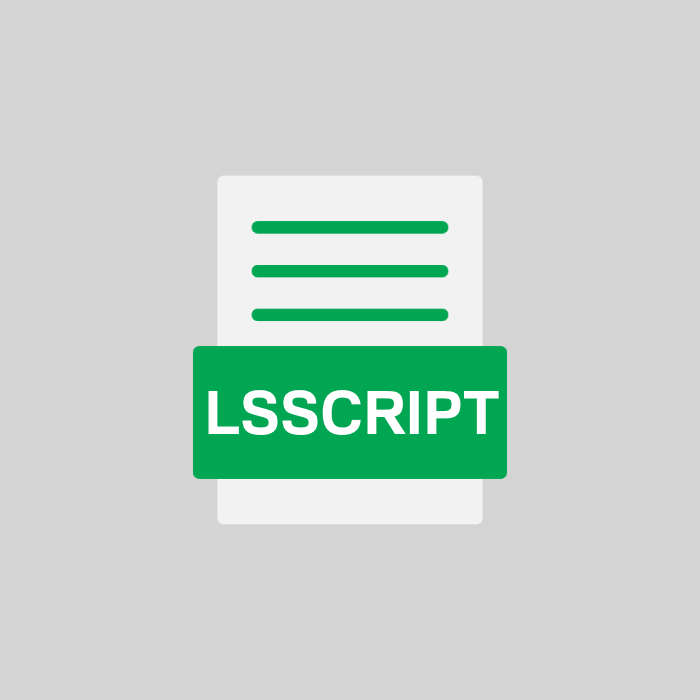 LSSCRIPT Endung