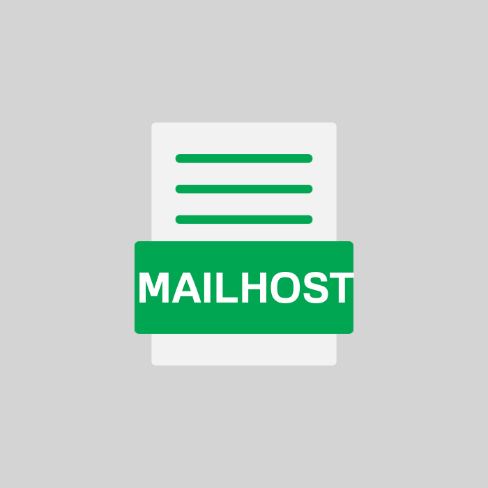 MAILHOST Endung