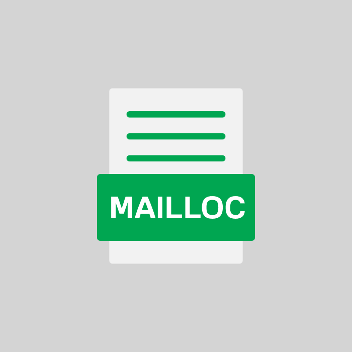 MAILLOC Endung