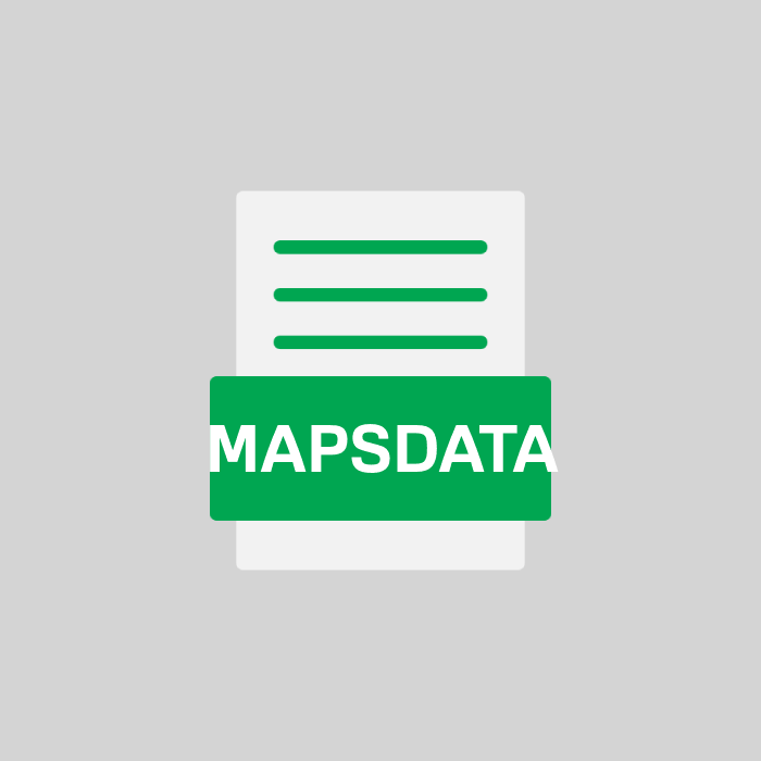 MAPSDATA Endung