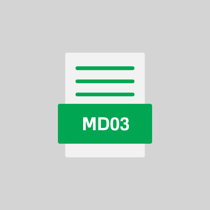 MD03 Endung