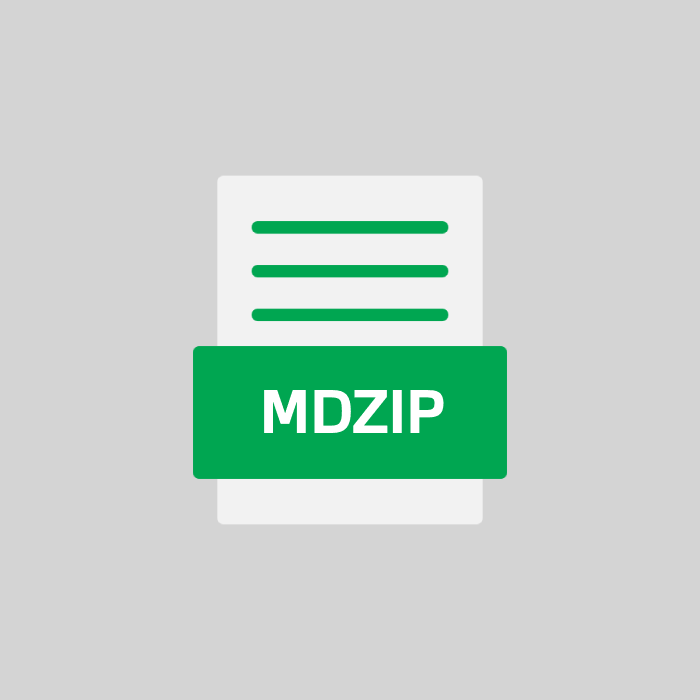 MDZIP Endung