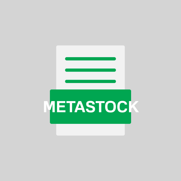 METASTOCK Endung