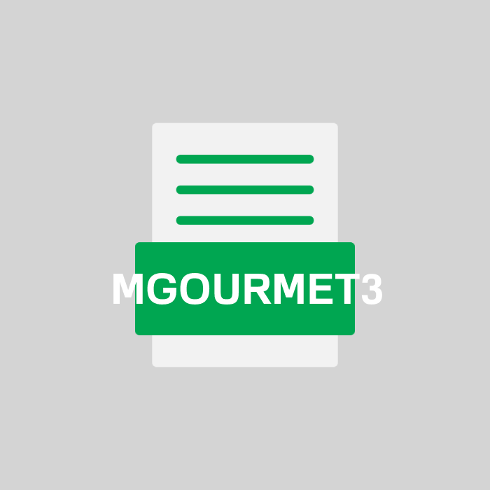 MGOURMET3 Endung