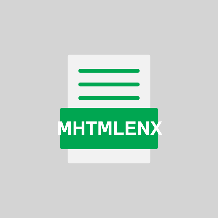 MHTMLENX Endung