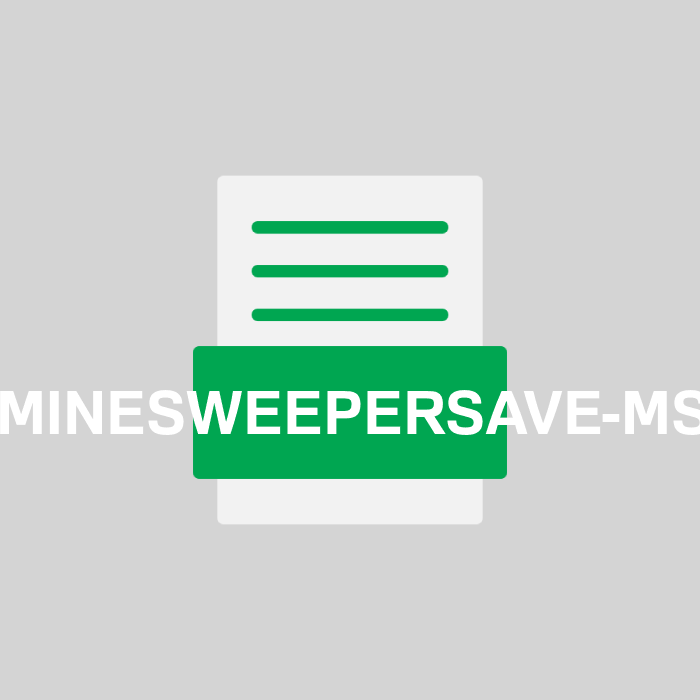 MINESWEEPERSAVE-MS Endung