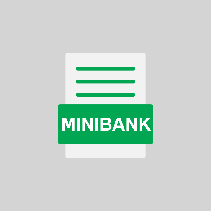 MINIBANK Endung