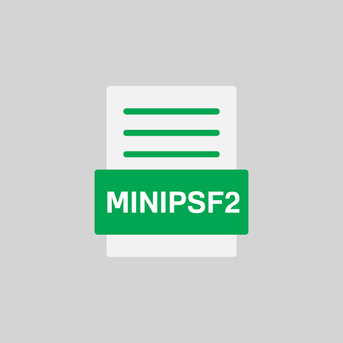 MINIPSF2 Endung