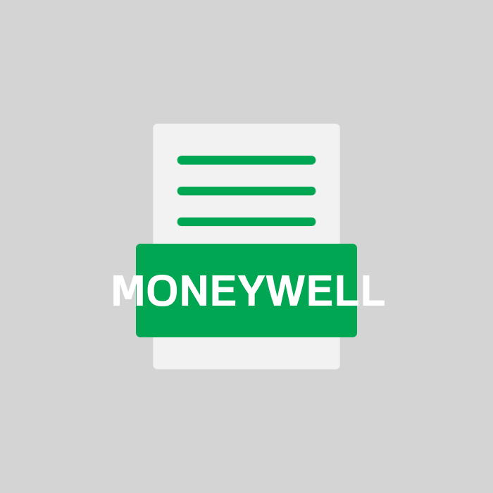 MONEYWELL Endung