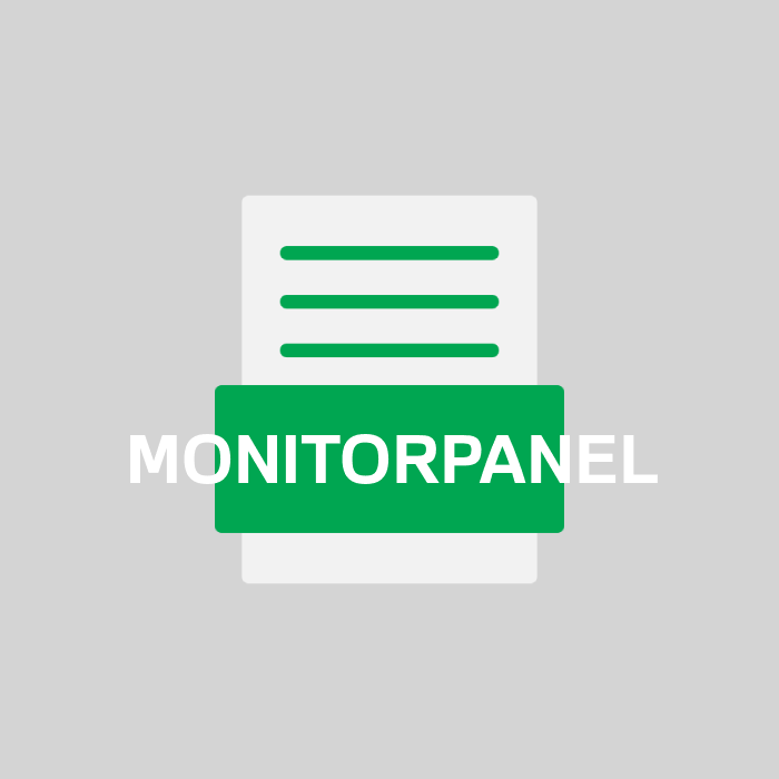 MONITORPANEL Endung