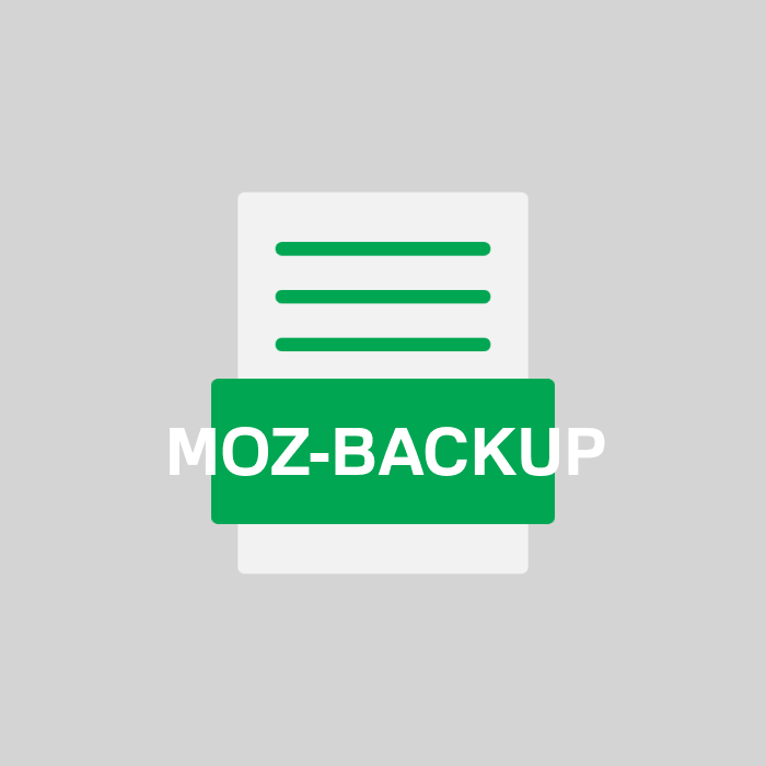 MOZ-BACKUP Endung