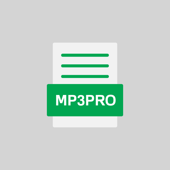 MP3PRO Endung