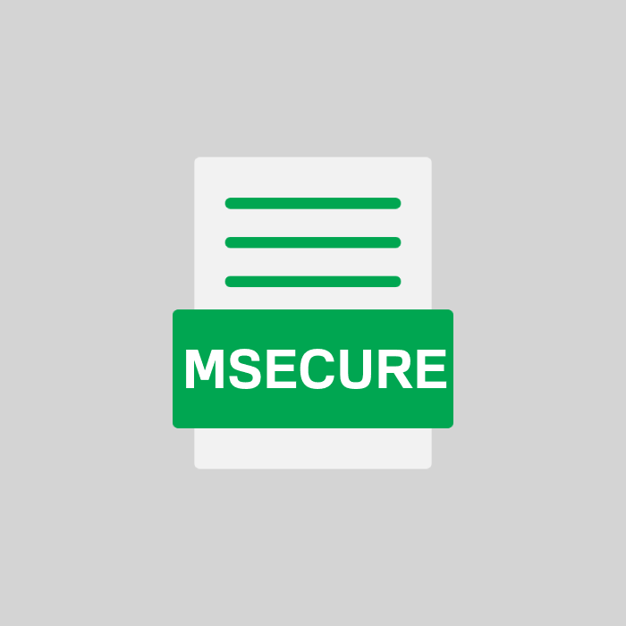 MSECURE Endung