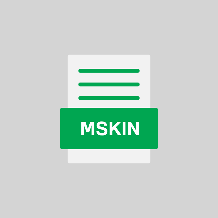 MSKIN Endung