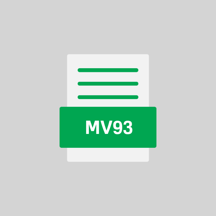 MV93 Endung