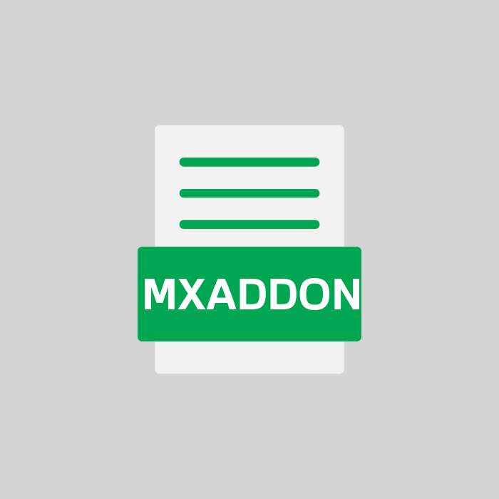 MXADDON Endung