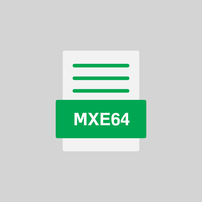 MXE64 Endung