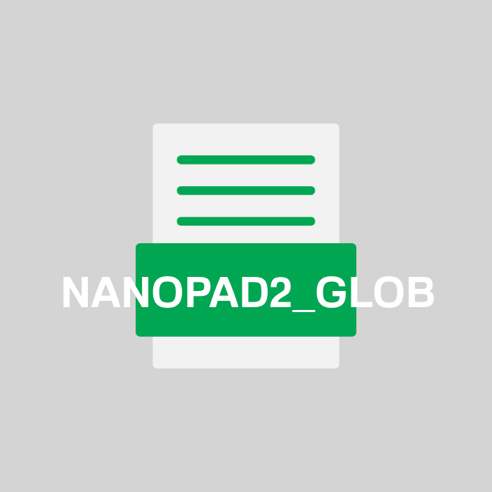 NANOPAD2_GLOB Endung