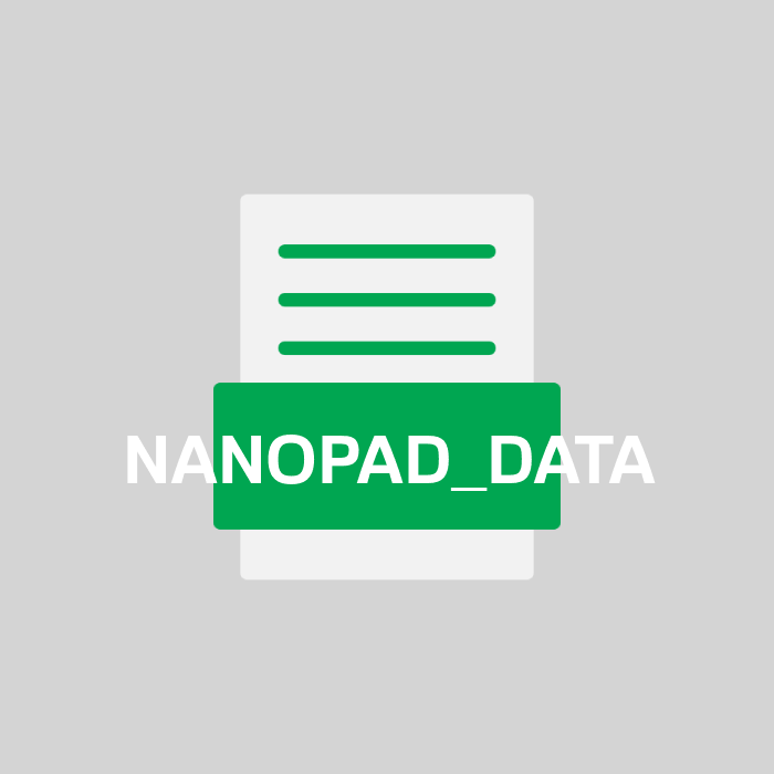 NANOPAD_DATA Endung