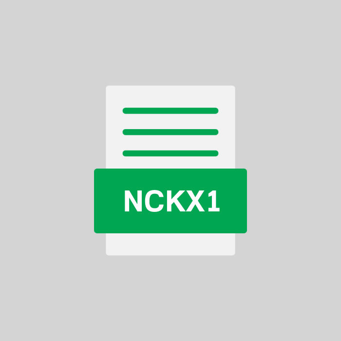 NCKX1 Endung