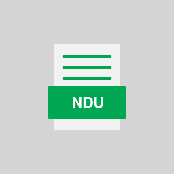 NDU Endung