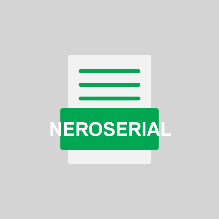 NEROSERIAL Endung