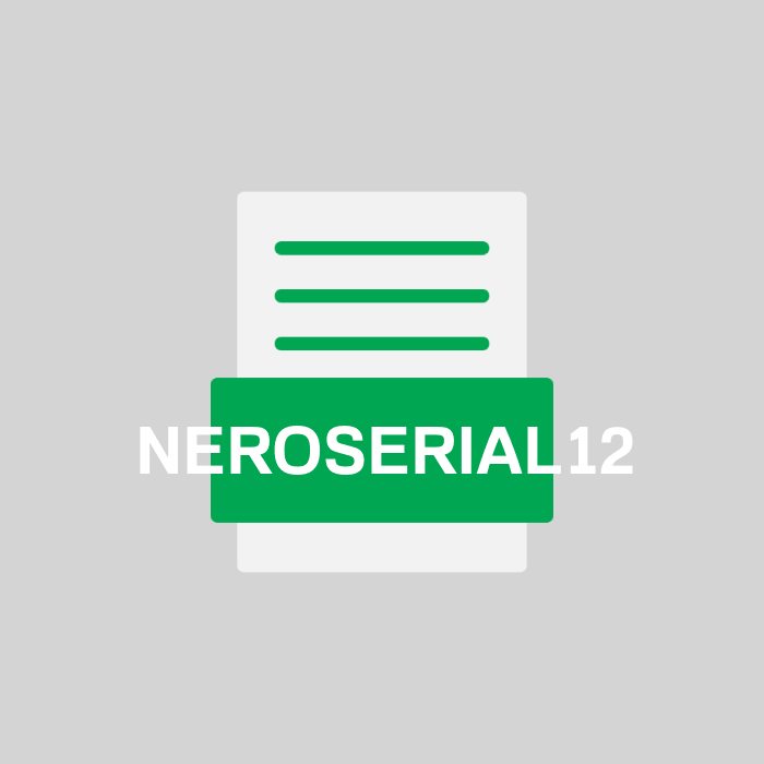 NEROSERIAL12 Endung