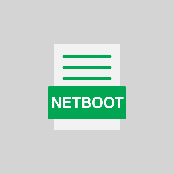 NETBOOT Endung