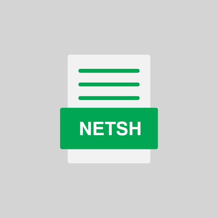 NETSH Endung